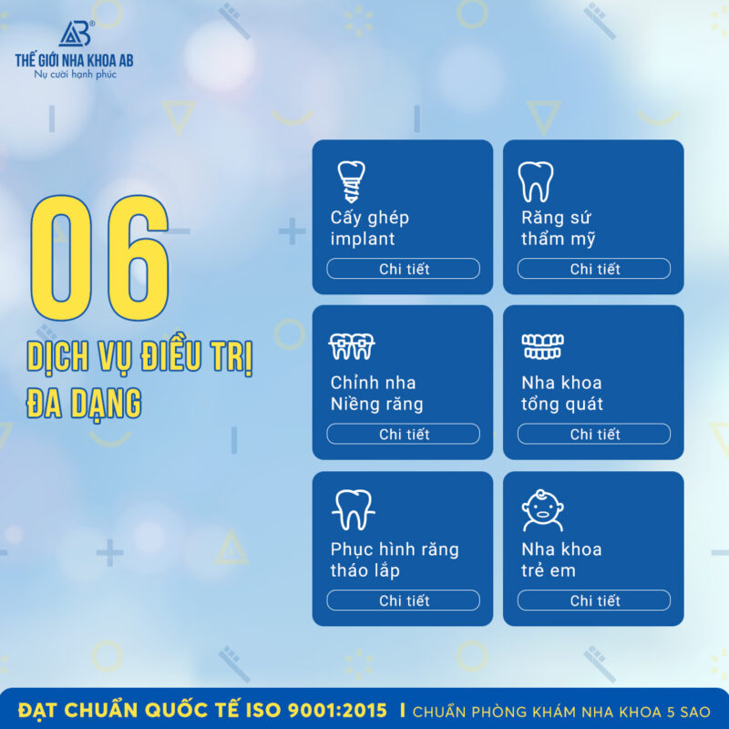 Bang Gia Dich Vu Dieu Tri Nha Khoa Da Dang