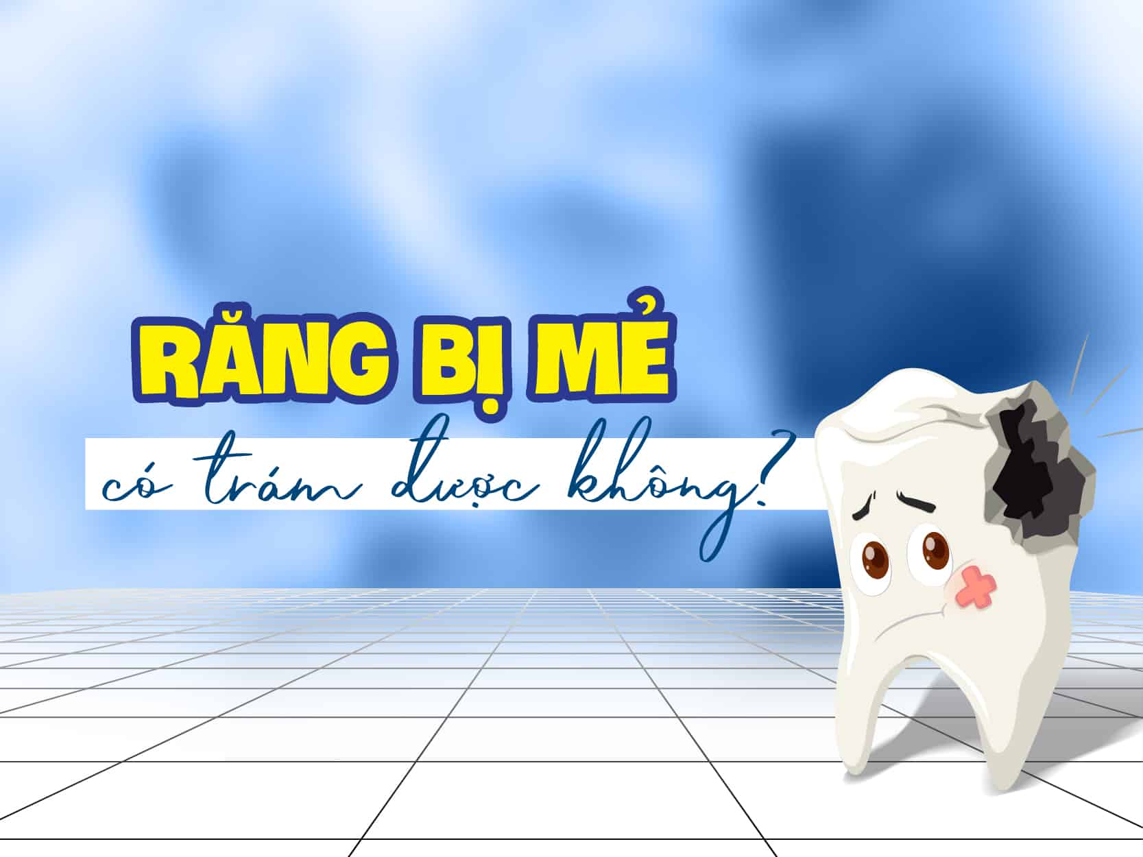 Răng bị mẻ có trám được không?