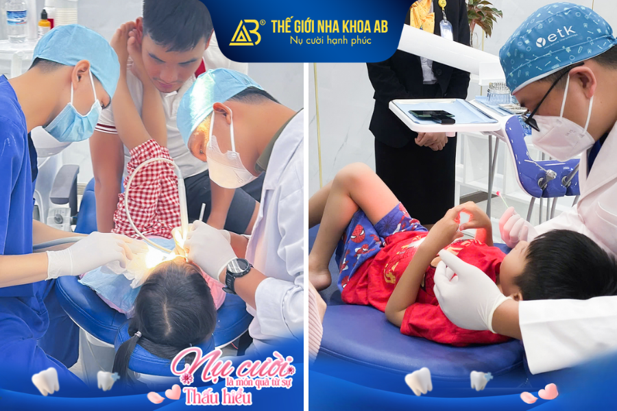 Thế giới nha khoa AB là nha khoa được nhiều phụ huynh tin chọn cho trẻ